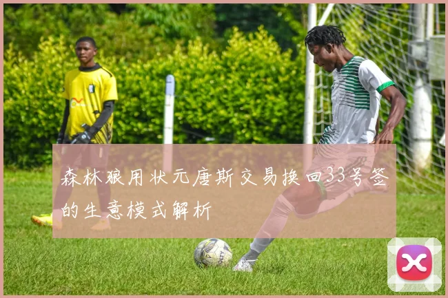 森林狼用状元唐斯交易换回33号签的生意模式解析